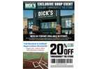 Baseball/Softball Appreciation Weekend at Dick's - THIS WEEKEND